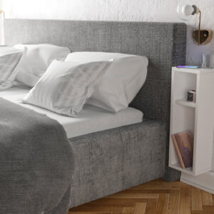 ASIR Nočný stolík TURRA biely