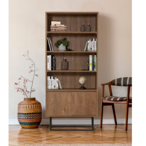 ASIR Regál REA orech, čierny