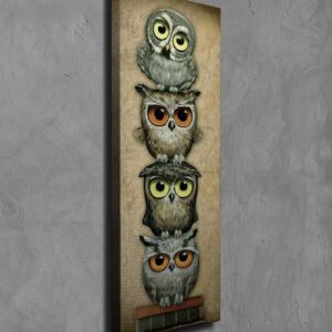 ASIR Obraz na plátne SOVY 30 cm