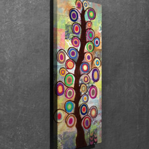 ASIR Obraz na plátne FAREBNÝ STROM 30 cm