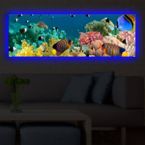 ASIR Obraz na plátne s LED podsvietením AKVARIUM 30 cm