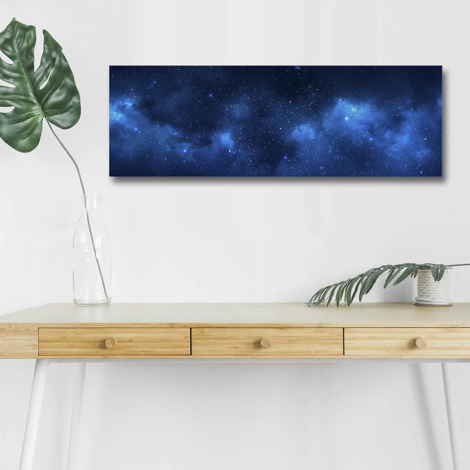 ASIR Obraz na plátne GALAXIE s LED podsvietením 30 cm – Obrázok 2