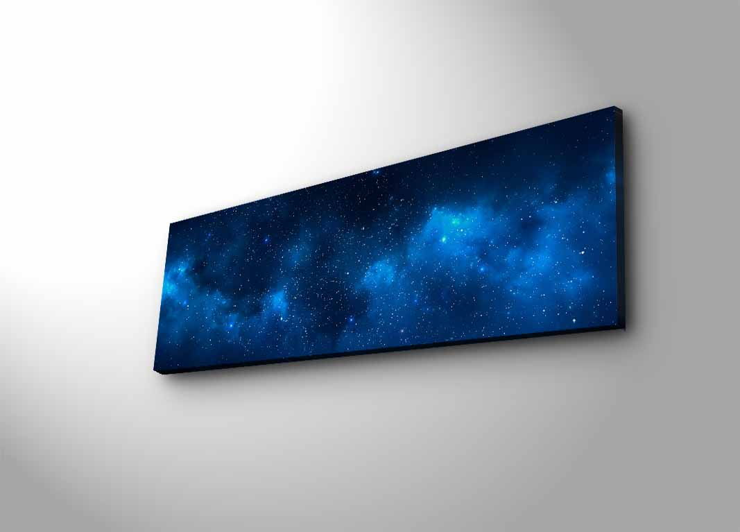 ASIR Obraz na plátne GALAXIE s LED podsvietením 30 cm – Obrázok 3