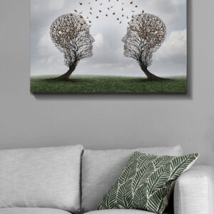 ASIR Obraz na plátne HLAVY 70 cm