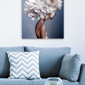 ASIR Obraz na plátne ŽENA V KVETE 50 cm