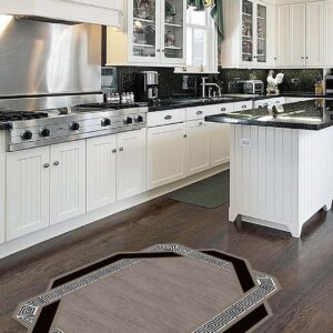 ASIR Koberec 120 x 180 OCTAGON hnedý