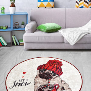 ASIR Koberec 100 cm LET IT SNOW viac farieb