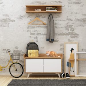 ASIR Predsieňová stena ARASSO dub biely