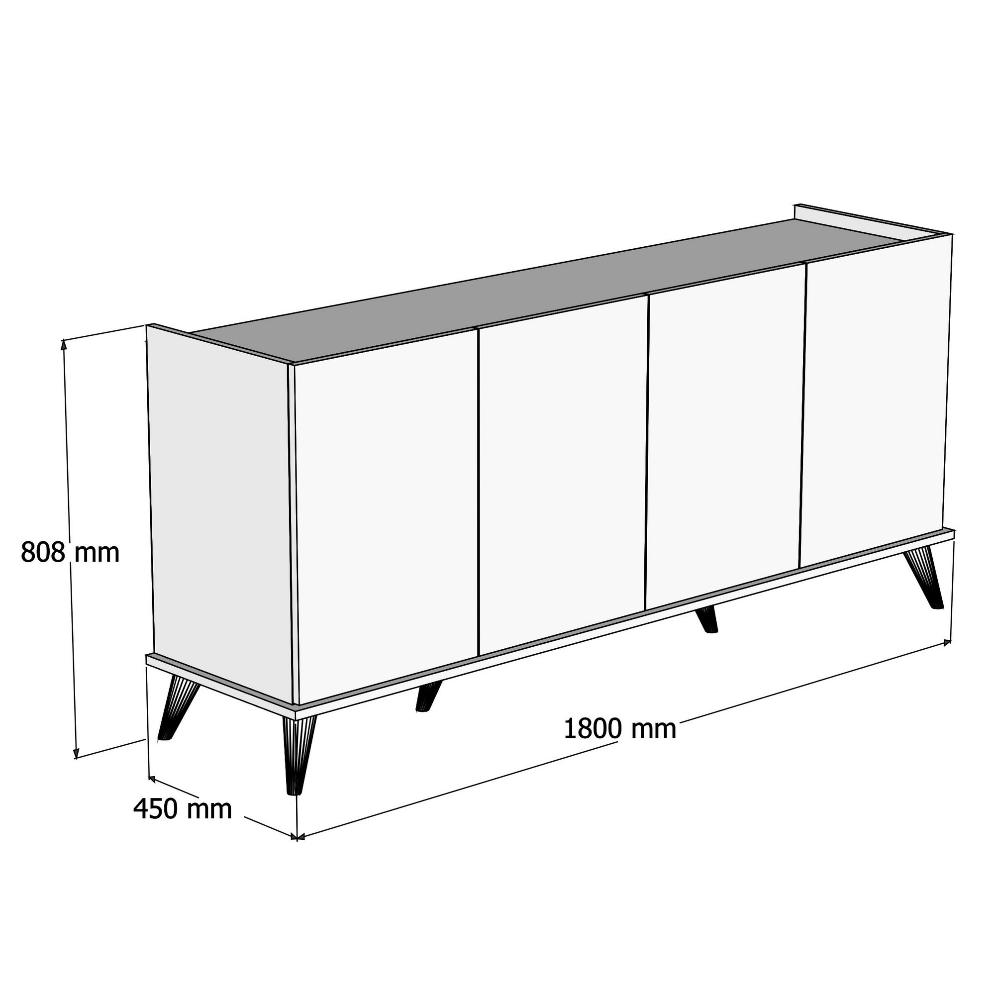 ASIR Skriňa ELEGANTE 1600 orech – Obrázok 5