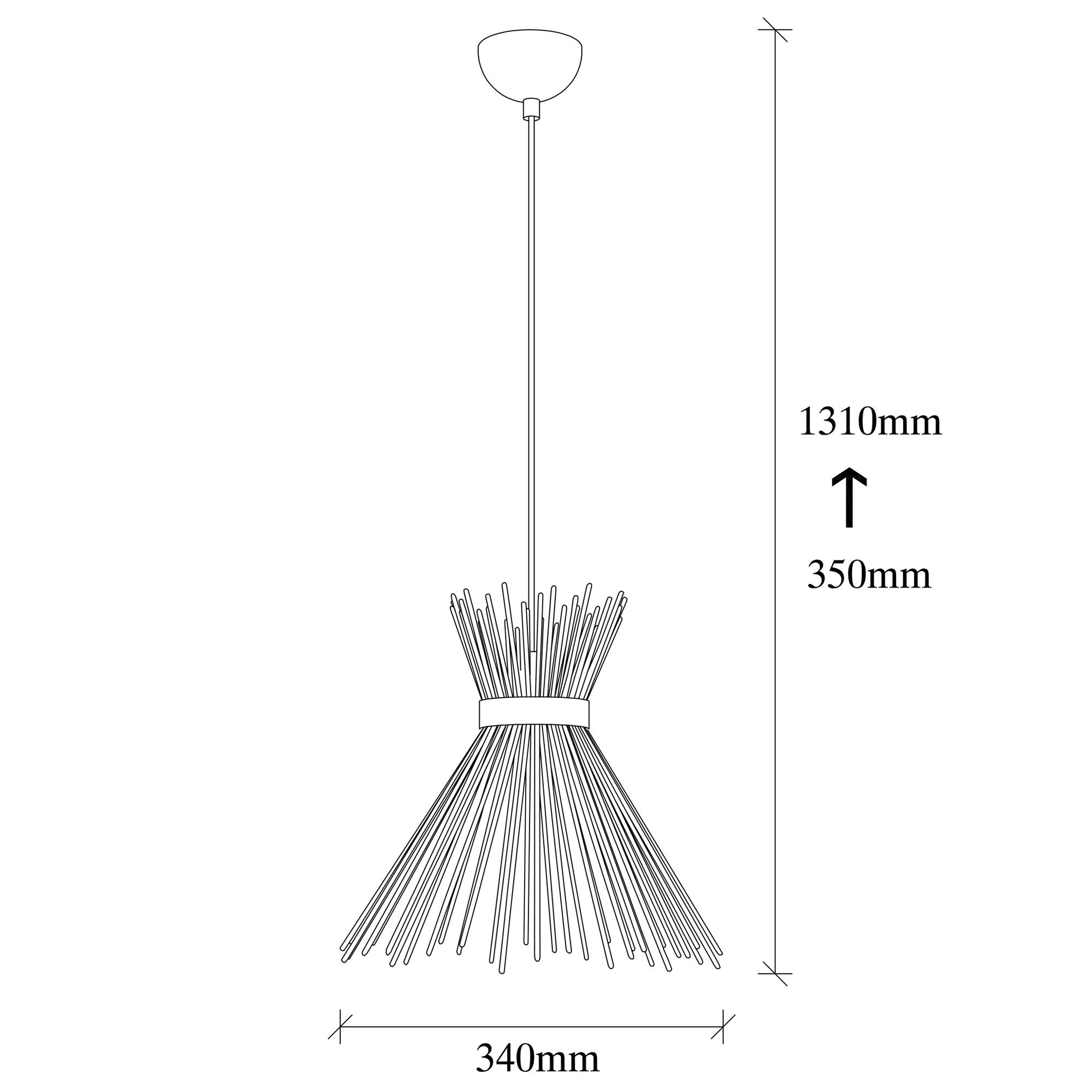 ASIR Luster KIRPI - 3081 čierny – Obrázok 3