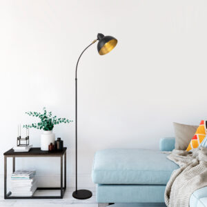 ASIR Stojacia lampa VARZAN – 10855 čierna