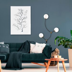 ASIR Stojacia lampa KROMOZOM – 4001 čierna biela