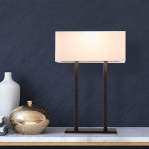 ASIR Stolná lampa SALIHINI – MR-616 biela čierna