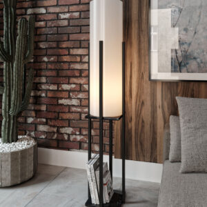 ASIR Stojacia lampa DOR – BLACK čierna