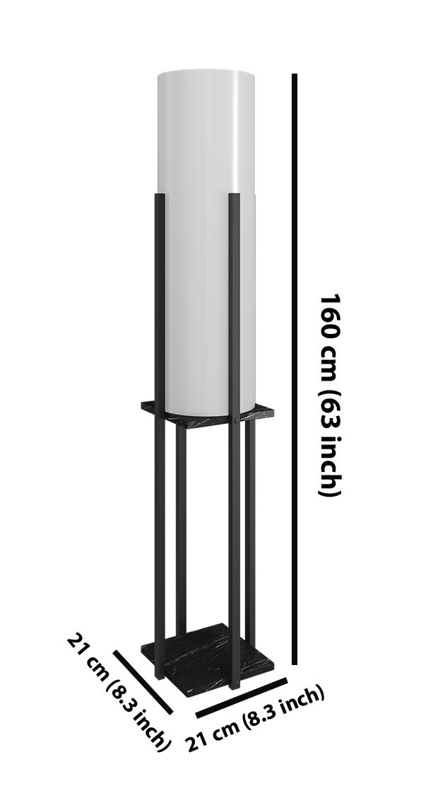 ASIR Stojacia lampa DOR - BLACK čierna – Obrázok 2