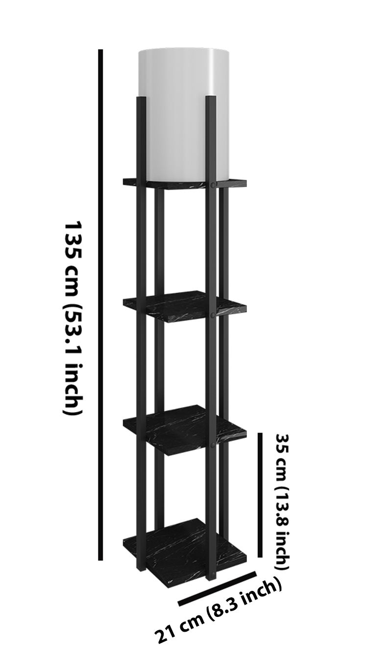 ASIR Stojacia lampa NORA - BLACK čierna – Obrázok 2