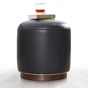 ASIR Taburet MILOTTE antracitový