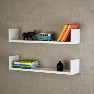 ASIR Nástenná polica IRIS biela