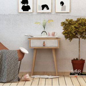 ASIR Konzolový stolík ASTAVA dub biely