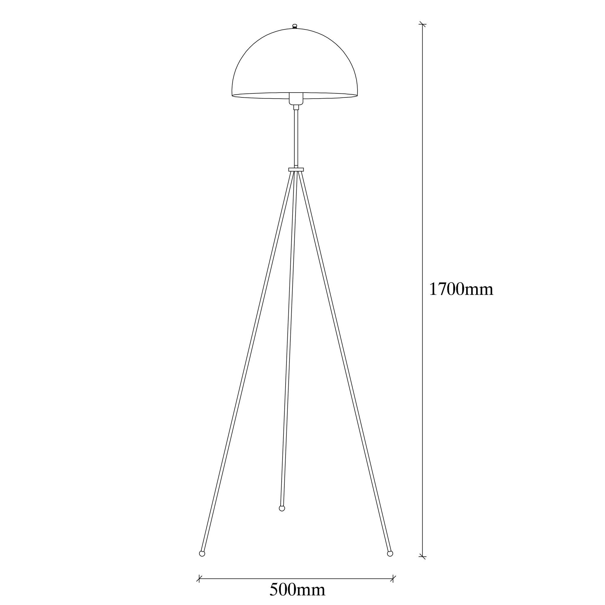 ASIR Stojacia lampa CAN zlatá čierna – Obrázok 6