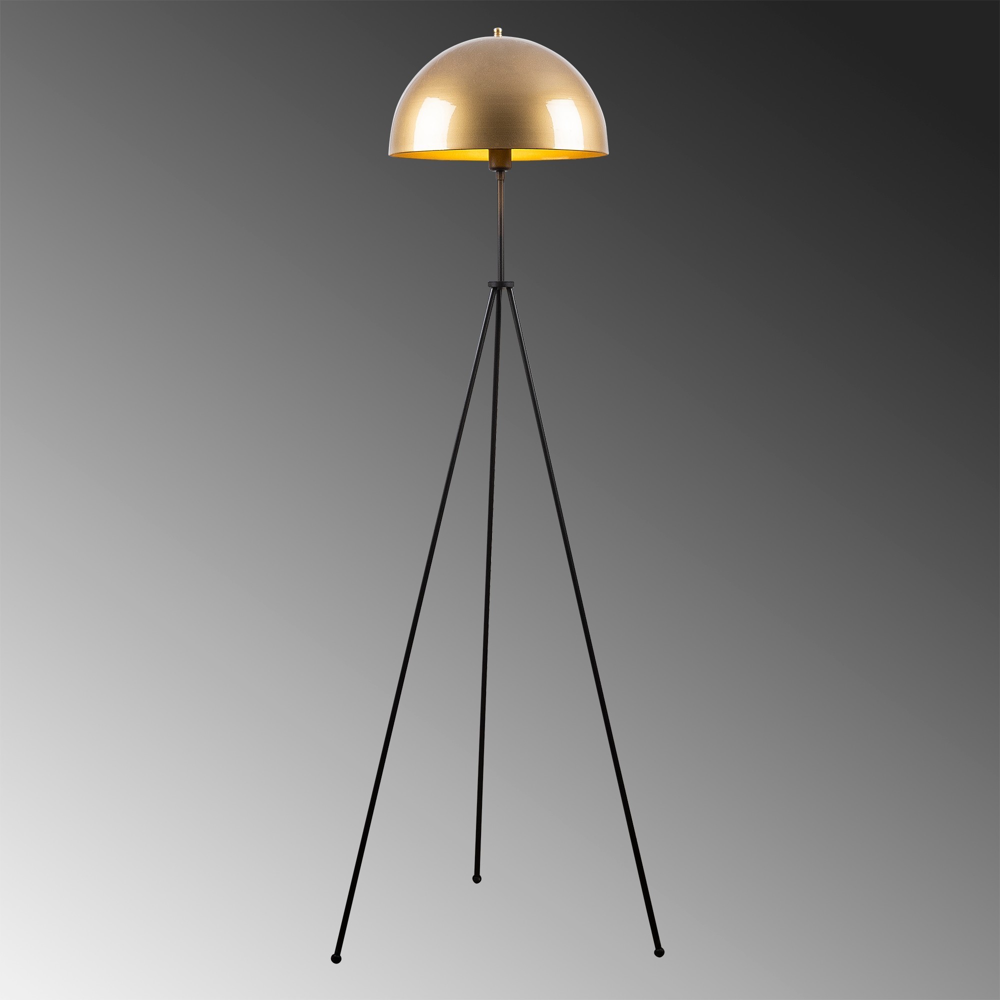 ASIR Stojacia lampa CAN zlatá čierna – Obrázok 2