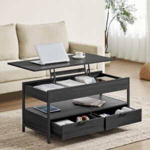 VASAGLE Konferenčný stolík s pracovnou plochou sivý