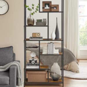 VASAGLE Knižnica s nepravidelnými policami 80 x 180 x 30 cm