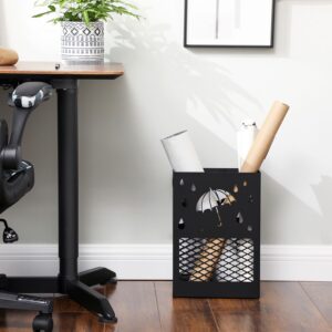 SONGMICS Stojan na dáždniky XL obdĺžnik čierny