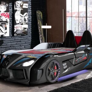 ASIR Detská posteľ AUTO MNV3 čierna