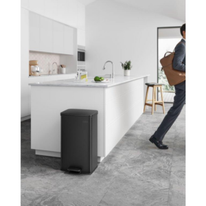 SONGMICS Odpadkový kôš 40 l čierny