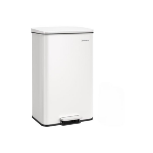 SONGMICS Odpadkový kôš 40 l biely
