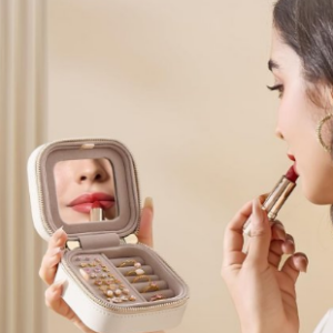 SONGMICS Šperkovnica ANAH 10,5 cm biela