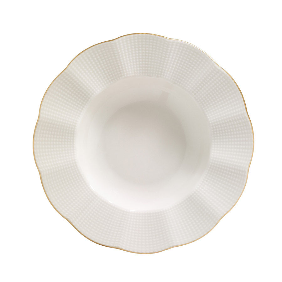 ASIR Porcelánová jedálenská súprava 24 ks GOLD krémovo zlatá – Obrázok 7