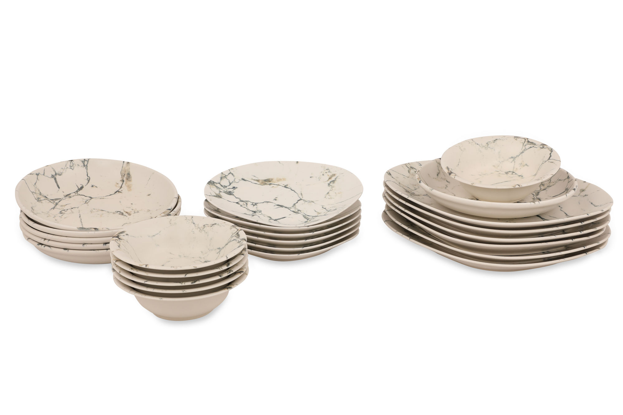 ASIR Porcelánová jedálenská súprava 24 ks MARBLE – Obrázok 6
