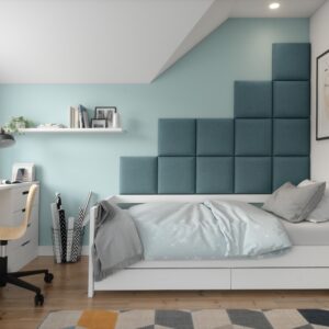 Eltap Čalúnený panel SET QUADRATTA 200×160 zelený