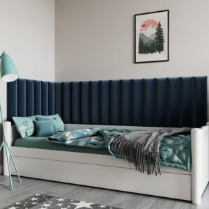 Eltap Čalúnený panel SET QUADRATTA 210+90×60 modrý