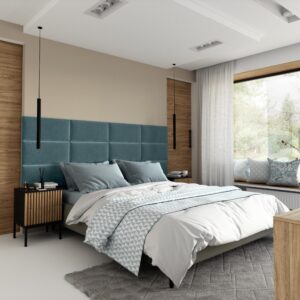 Eltap Čalúnený panel SET QUADRATTA 240×90 zelený