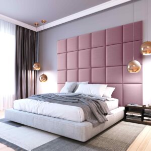 Eltap Čalúnený panel SET QUADRATTA 240×180 ružový