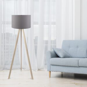 ASIR Stojacia lampa AYD-1522 sivý dub