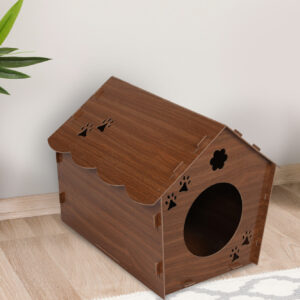 ASIR Domček pre mačky 199 hnedý 40 cm