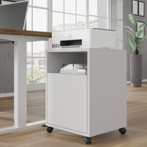 BIM Mobilný kontajner pod stôl Bimotion biely