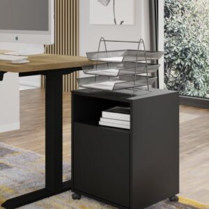 BIM Mobilný kontajner pod stôl Bimotion čierny