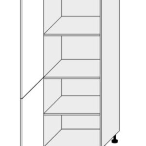 ArtExt Kuchynská linka Brerra – lesk Kuchyňa: Spodná skrinka D14/DP/60/207 / (ŠxVxH) 60 x 207 x 56,5 cm