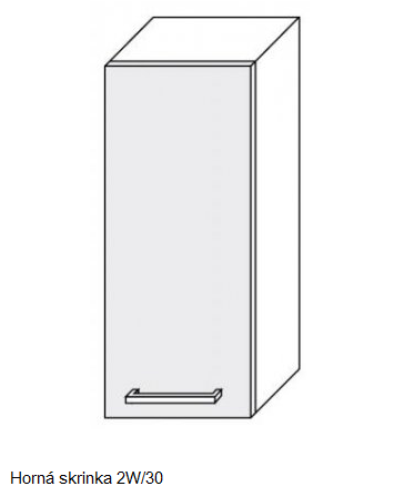 ArtExt Kuchynská linka Brerra - lesk Kuchyňa: Spodná skrinka D/15 / (ŠxVxH) 15 x 82 x 50 cm – Obrázok 38