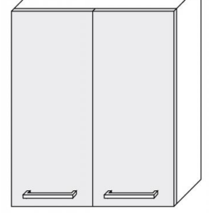 ArtExt Kuchynská linka Brerra – lesk Kuchyňa: Horná skrinka W3/60 / (ŠxVxH) 60 x 72 x 32,5 cm