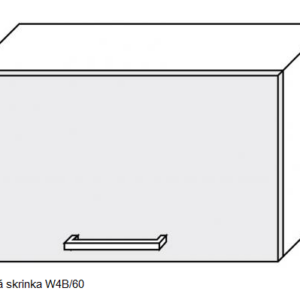 ArtExt Kuchynská linka Brerra – lesk Kuchyňa: Horná skrinka W4B/60 / (ŠxVxH) 60 x 36 x 32,5 cm