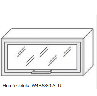 ArtExt Kuchynská linka Brerra - lesk Kuchyňa: Spodná skrinka D/15 / (ŠxVxH) 15 x 82 x 50 cm – Obrázok 74