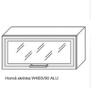ArtExt Kuchynská linka Brerra - lesk Kuchyňa: Spodná skrinka D/15 / (ŠxVxH) 15 x 82 x 50 cm – Obrázok 75