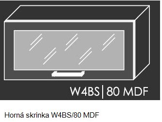 ArtExt Kuchynská linka Brerra - lesk Kuchyňa: Spodná skrinka D/15 / (ŠxVxH) 15 x 82 x 50 cm – Obrázok 77