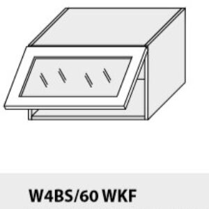 ArtExt Kuchynská linka Brerra – mat Kuchyňa: Horná skrinka W4BS/60 WKF / rám vo farbe dvierok (ŠxVxH) 60 x 36 x 32,5 cm